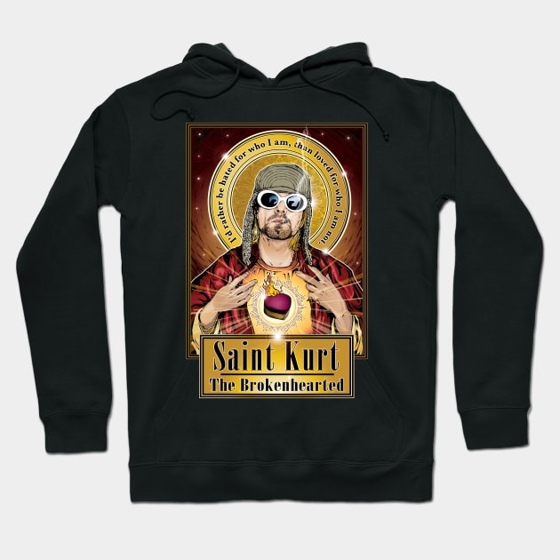 Saint Kurdt* Hoodie by Pop Art Saints